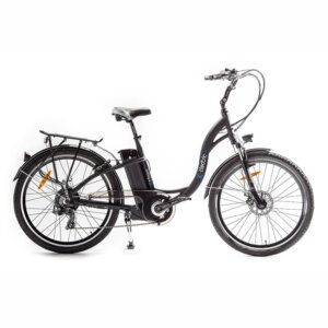 Bicicleta eléctrica ICe essens negra lateral- Solorueda